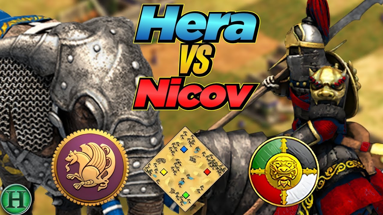 Persians vs Jurchens | 1v1 Arabia | vs Nicov | AoE2