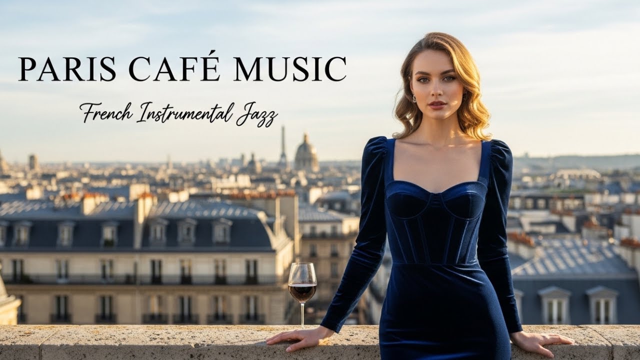 Paris Café for Work & Study 📚 French Instrumental Jazz Ambience