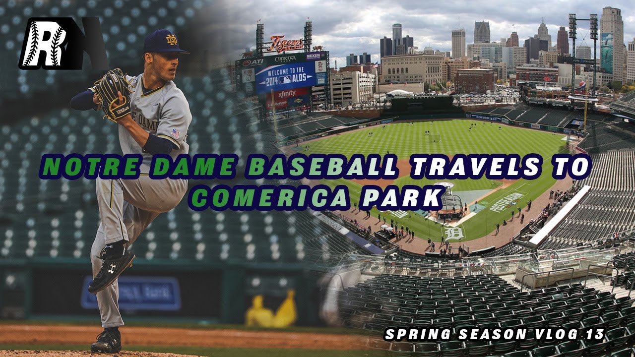 DAY IN THE LIFE OF A D1 BASEBALL PLAYER + THE IRISH PLAY AT COMERICA PARK!!! - Spring Season Vlog 13