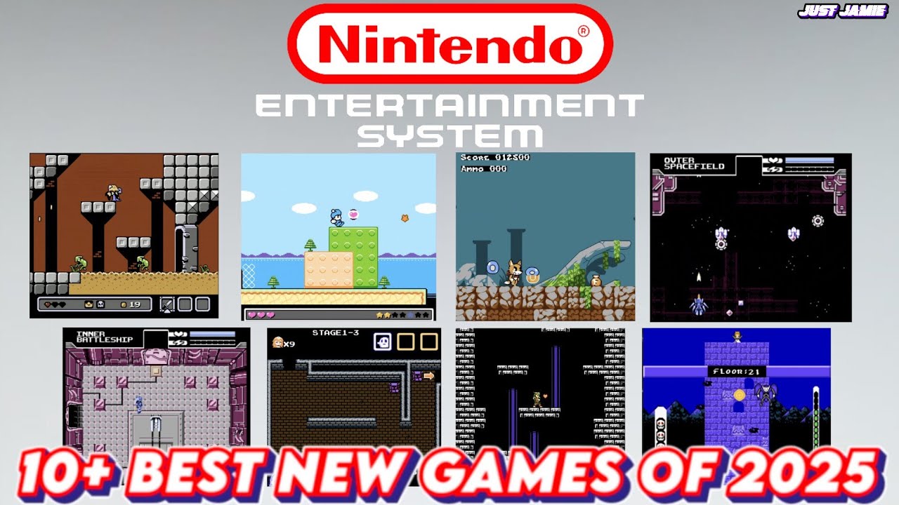 10+ лучших новых игр для NES 2025 года (с указанием времени/ссылками) #nintendones #nesgames