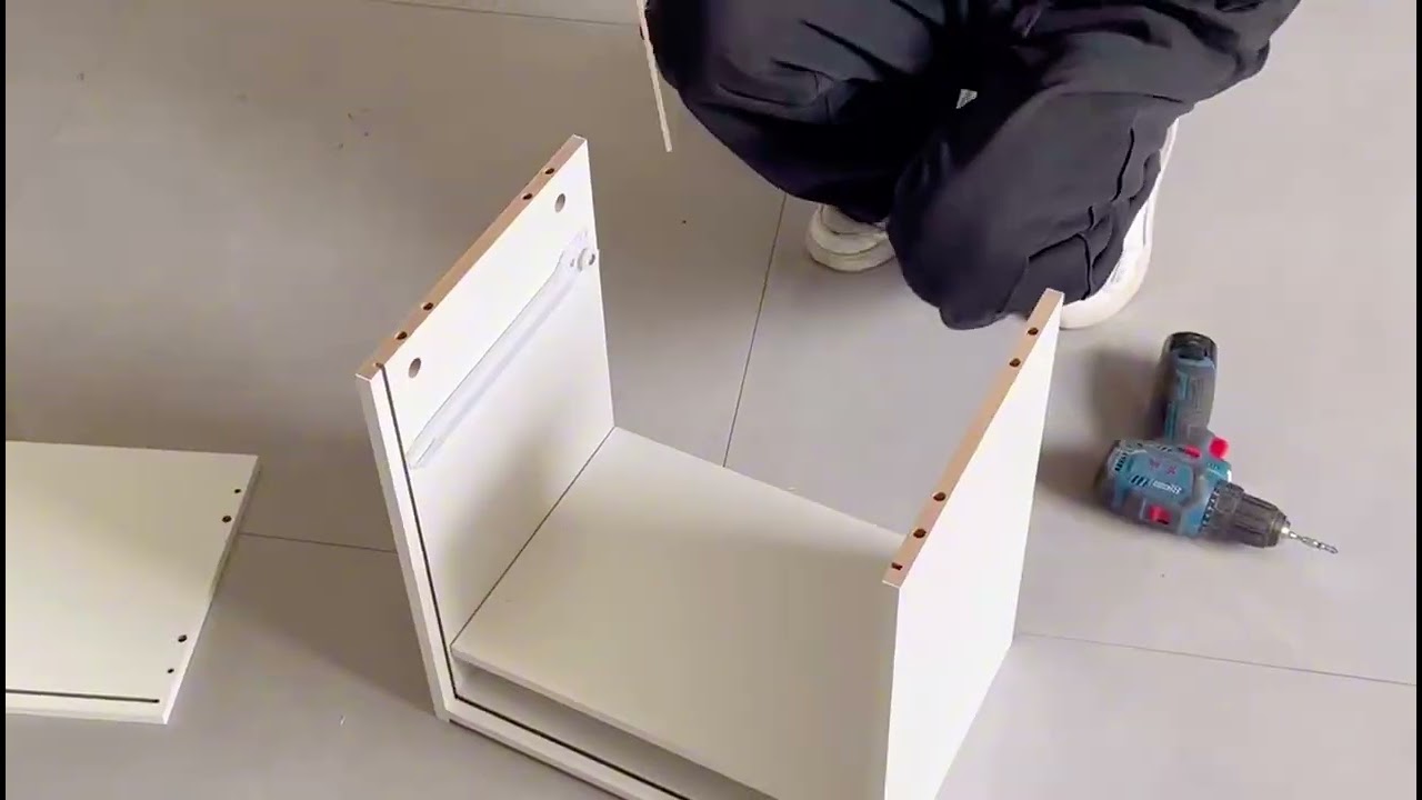 NFC Nightstand Assembly Process Display
