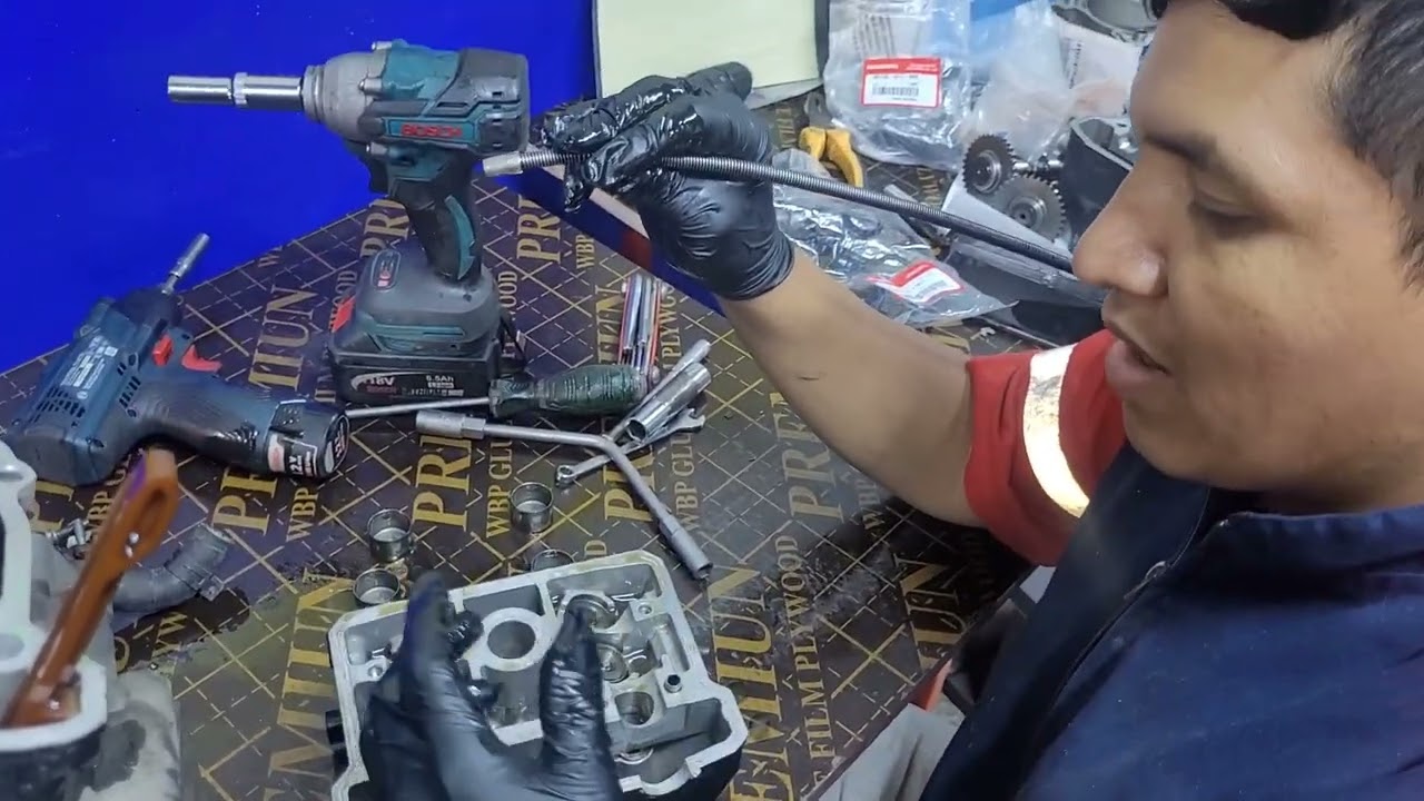 Desarmado de la culata y cilindro CF MOTO NK 250CC