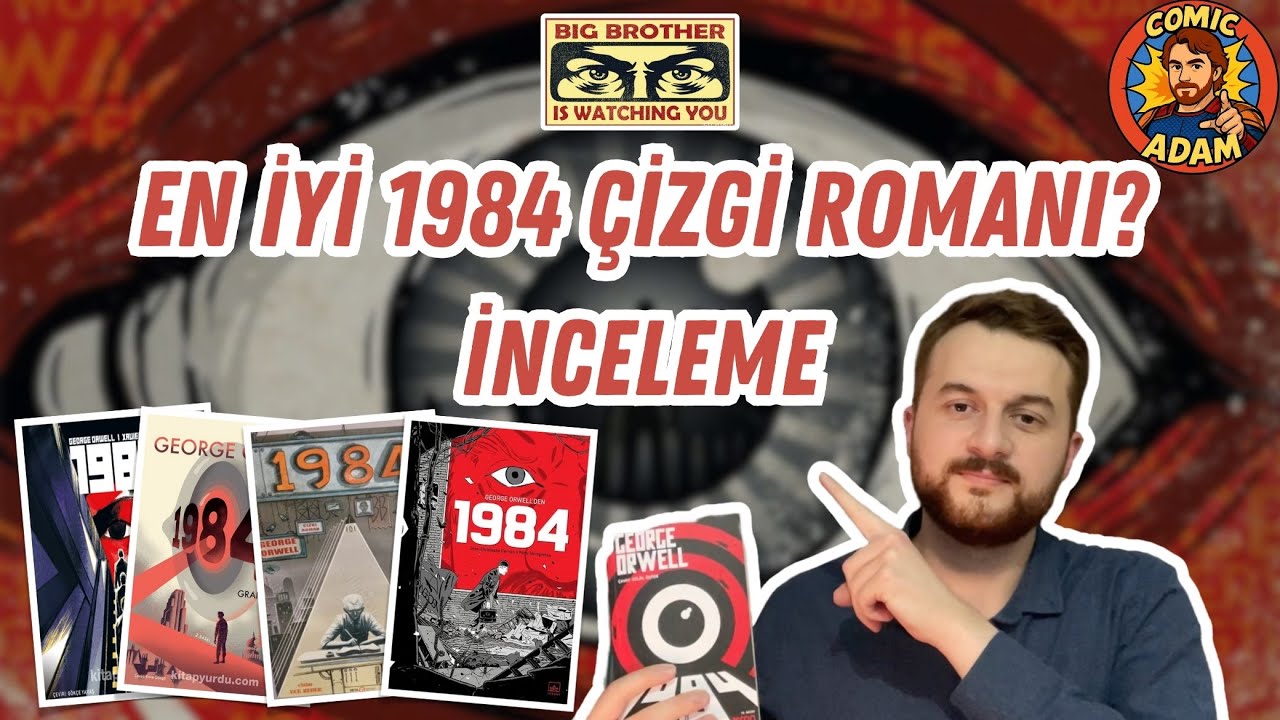 1984 GRAFİK ROMANLARI (Hepsini Okudum!) 🔍 &Ccedil;İZGİ ROMAN İNCELEME 35 #georgeorwell