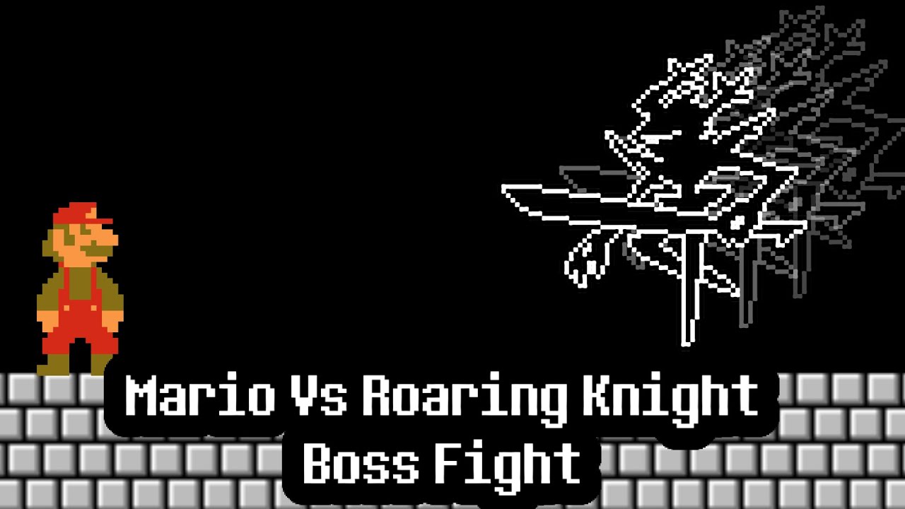 Roaring Knight Boss Fight | Super Mario Bros vs The Roaring Knight