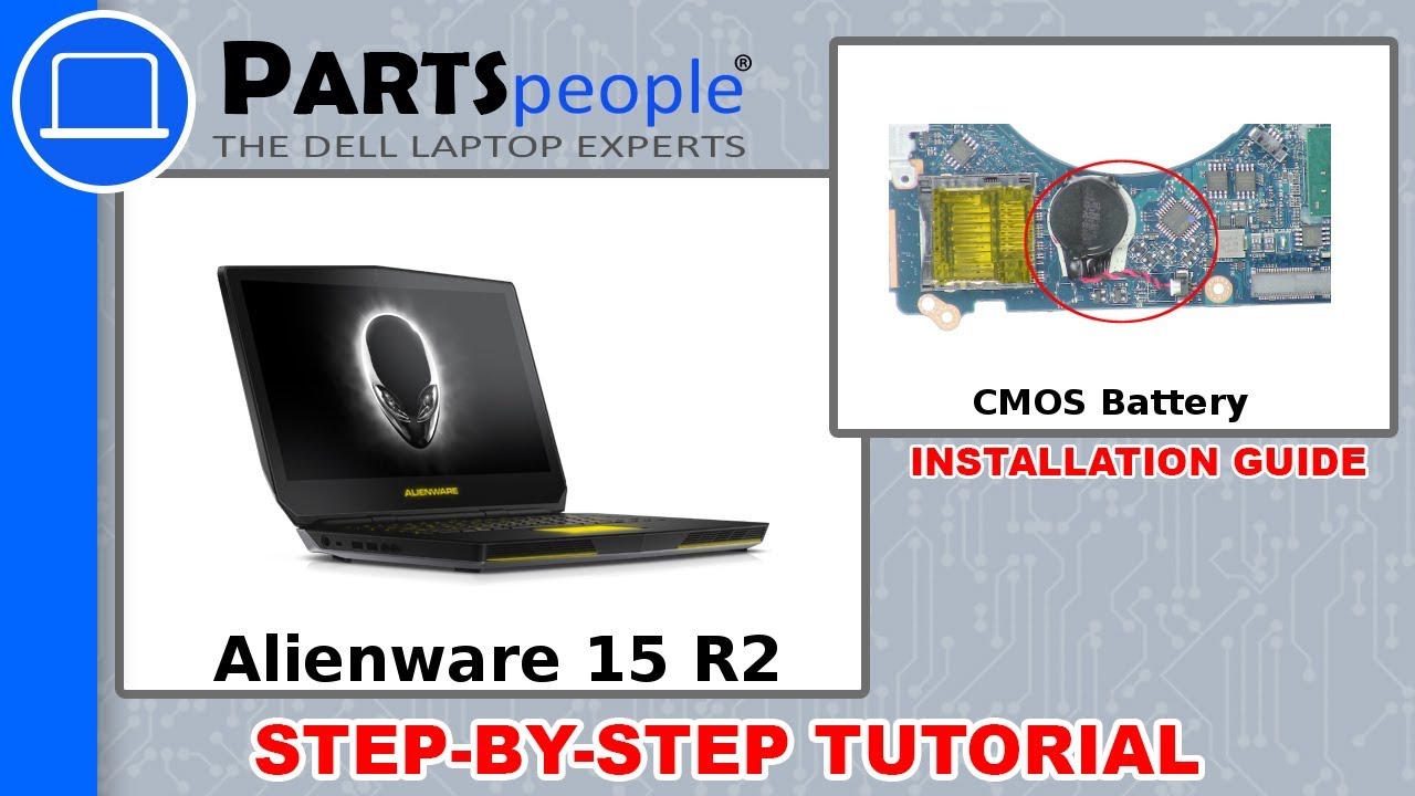Dell Alienware 15 R2 (P42F002) CMOS Battery How-To Video Tutorial