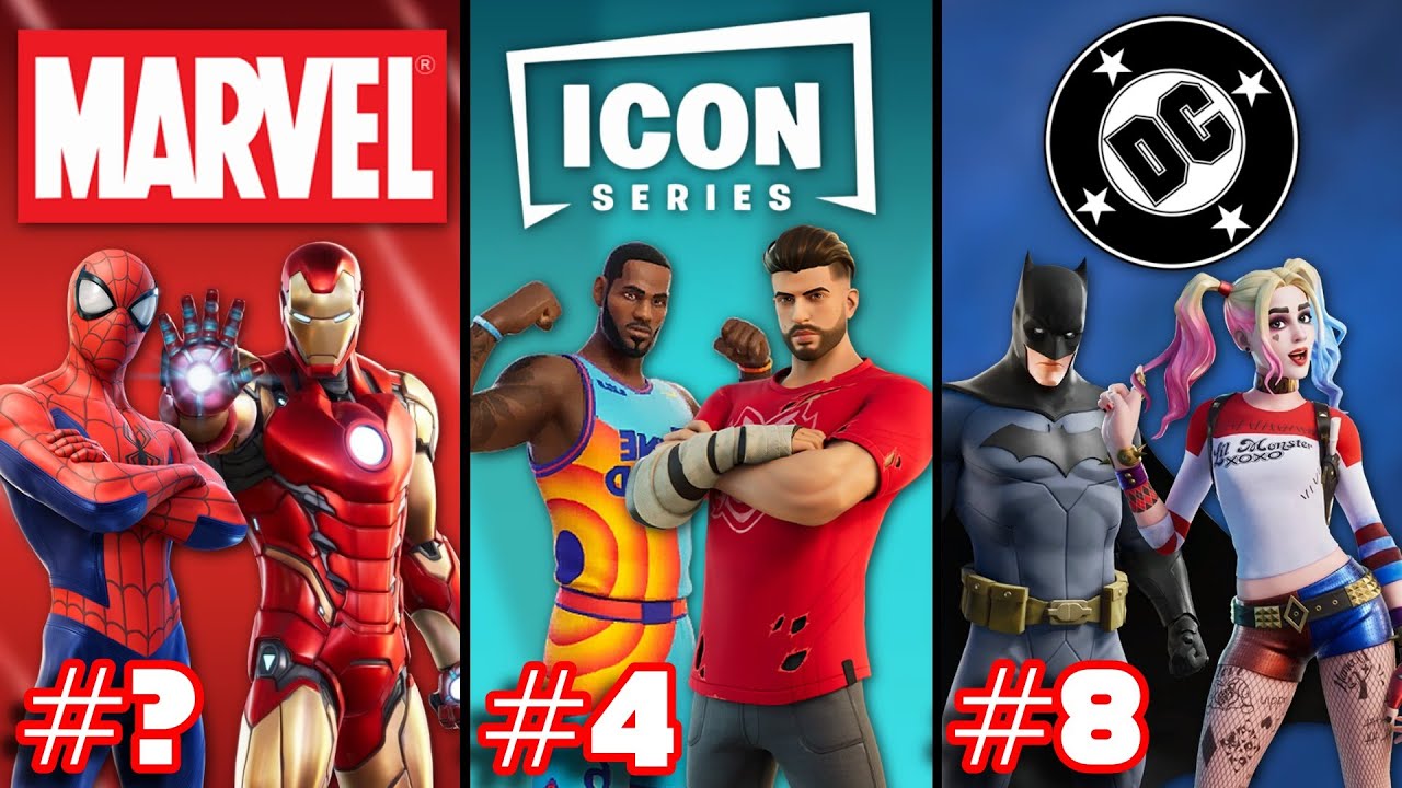 Ranking EVERY SKIN SERIES In FORTNITE HISTORY From WORST To BEST