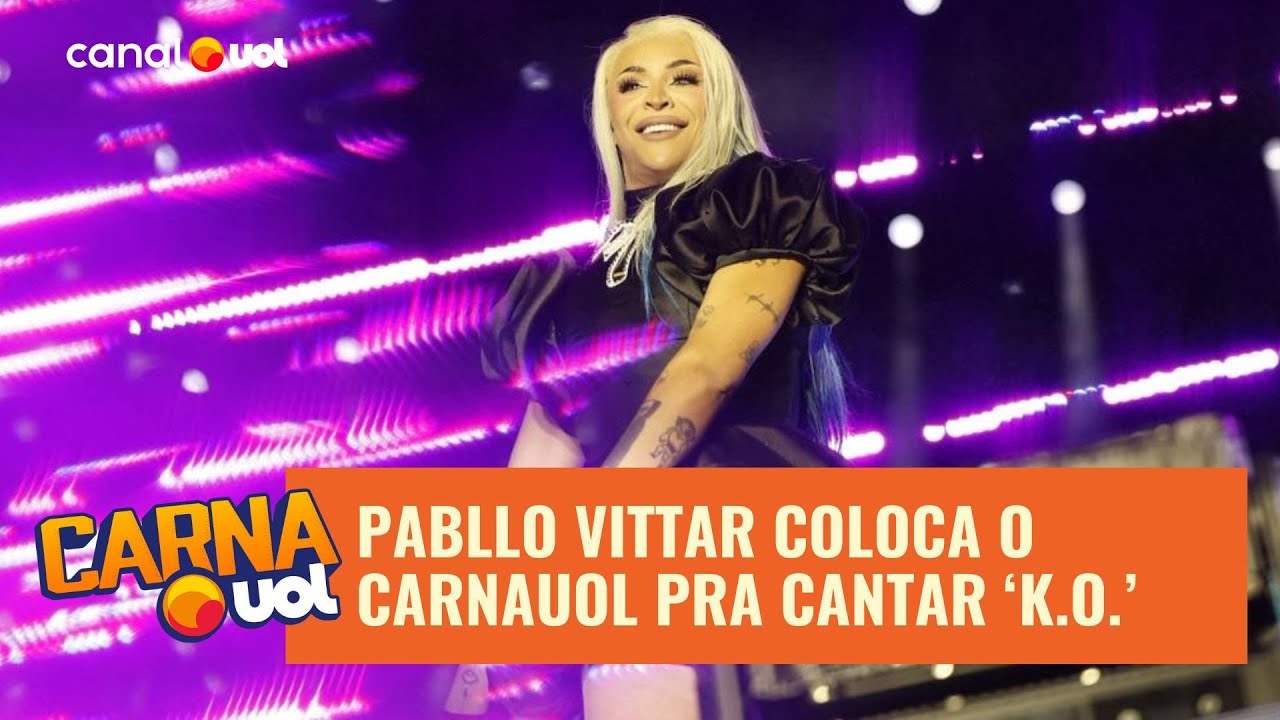Pabllo Vittar sacode o CarnaUOL cantando o hit 'K.O.'