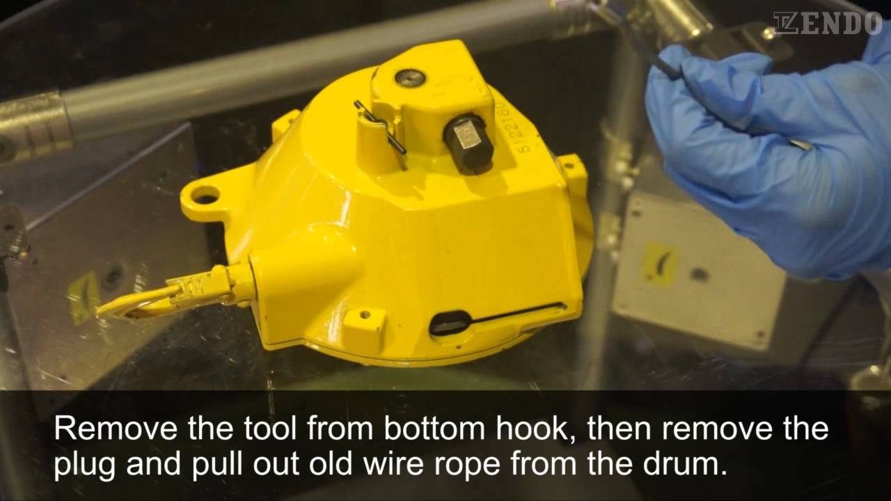 ENDO Spring balancer Wire rope replacement procedure