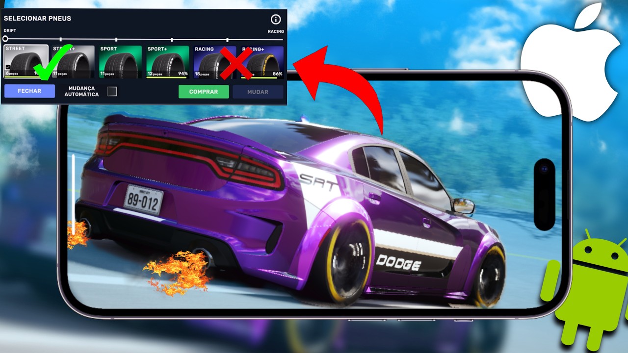 Carx Street - NÃO COMPRE NOVOS PNEUS SEM ANTES SABER DISSO…