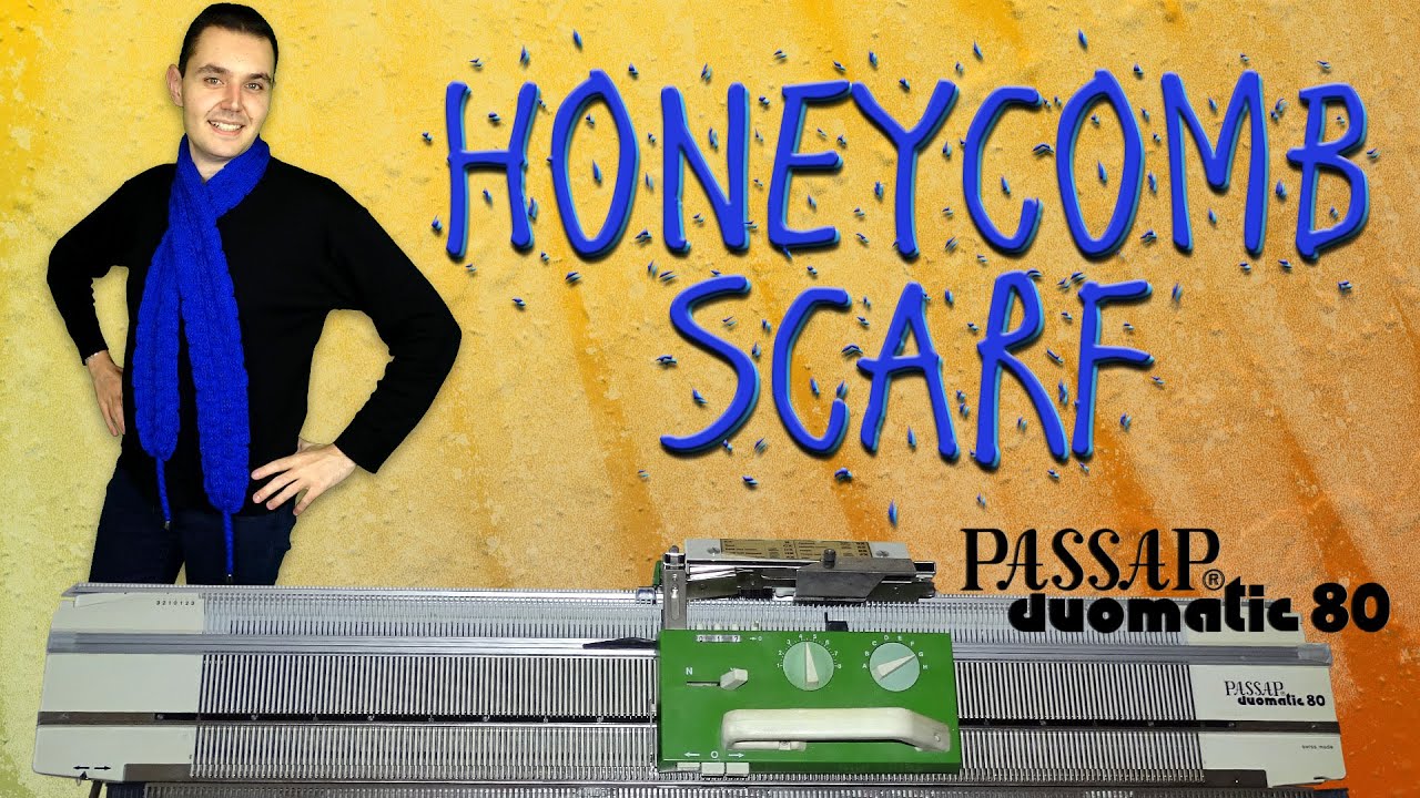 Honeycomb Scarf Pattern (Drop Stitch Pattern)