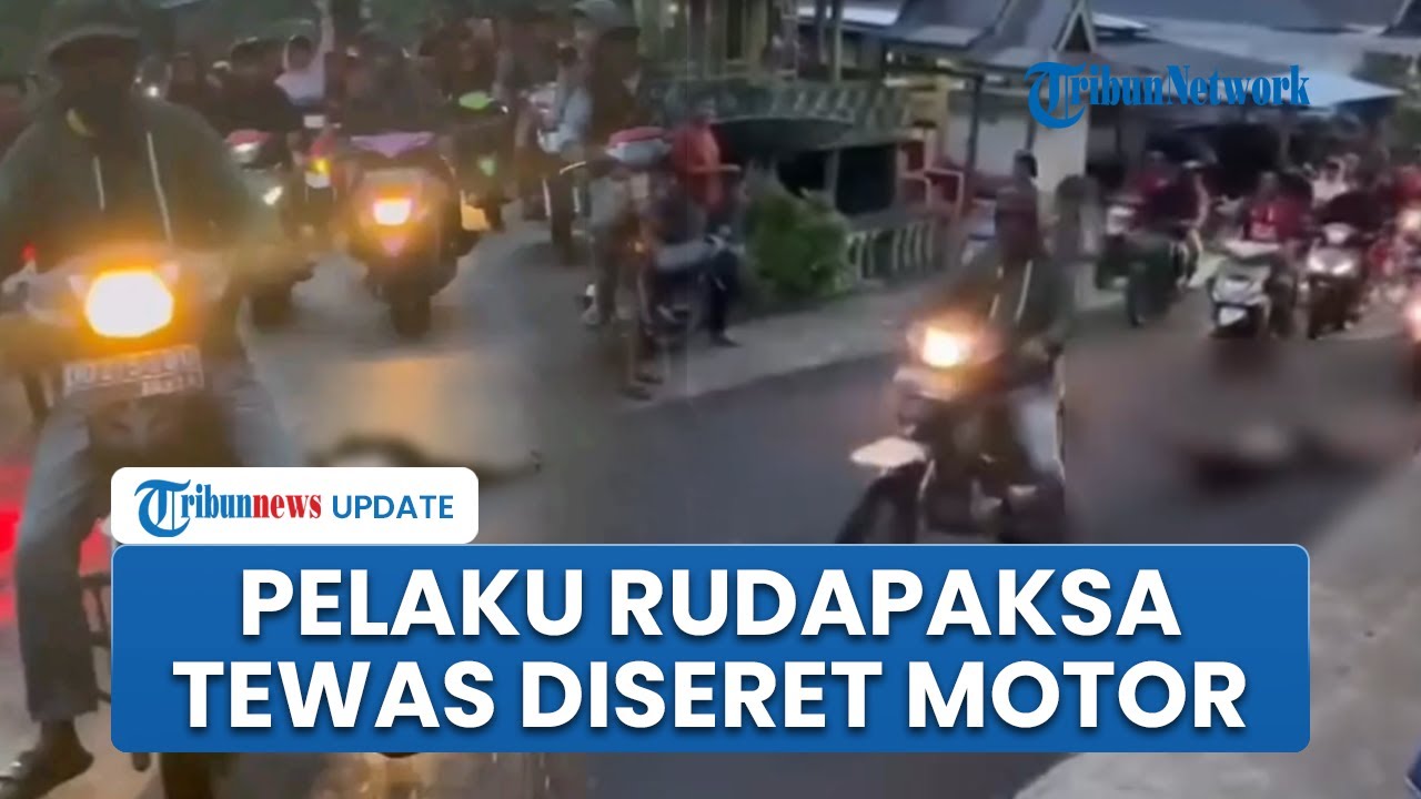 Viral Video Pria di Gowa Diduga Pelaku Rudapaksa Tewas Diamuk Massa, Badan Diikat Tali Diseret Motor