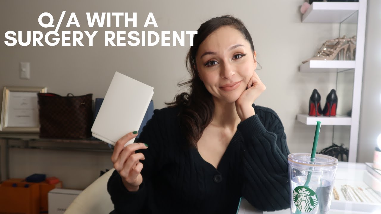 Q/A with a GENERAL SURGERY RESIDENT (confidence, dating, GIVEAWAY!)