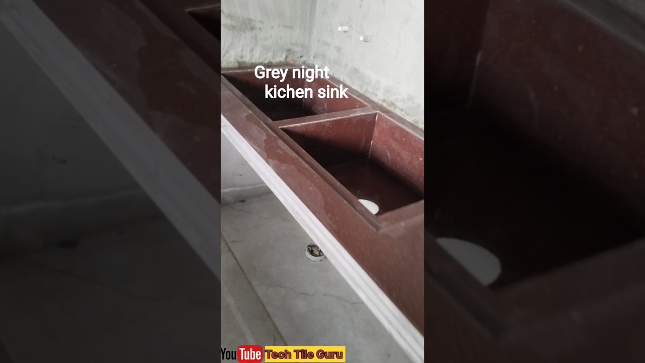 Kitchen sink grey night// New design kitchen sink 