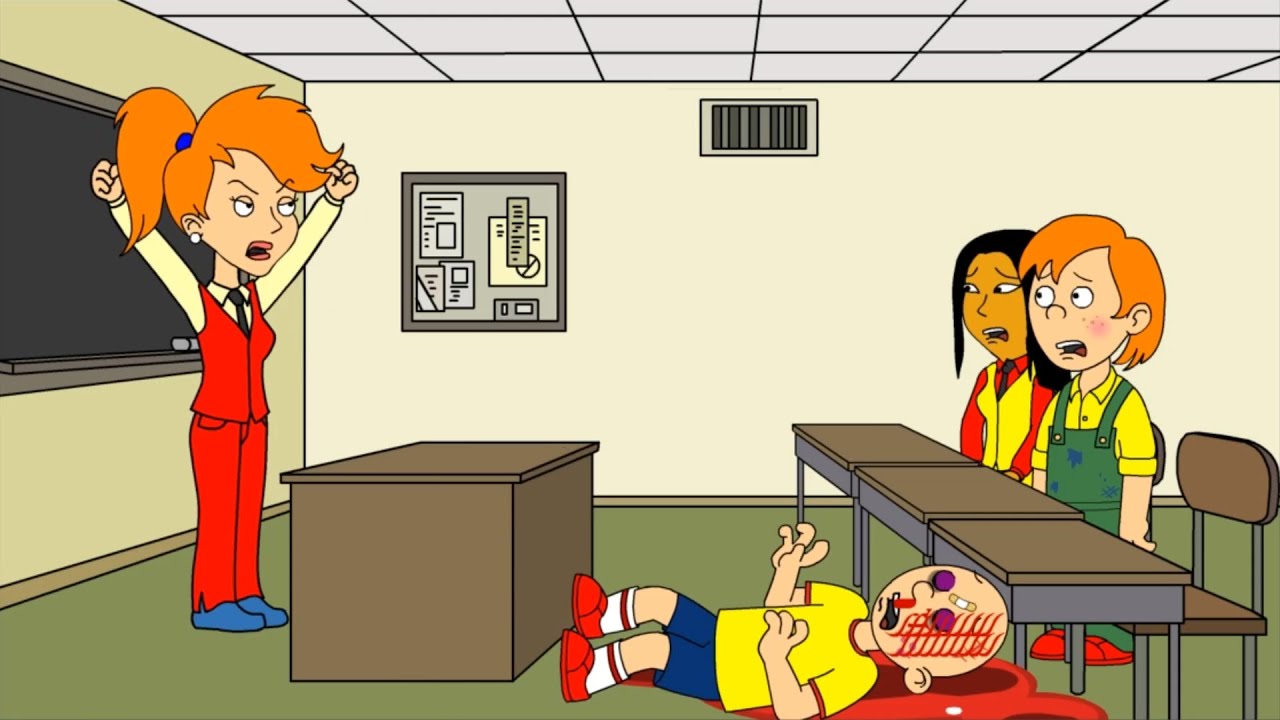 Caillou Escapes Detention / Destroys Chuck E. Cheese's / Grounded