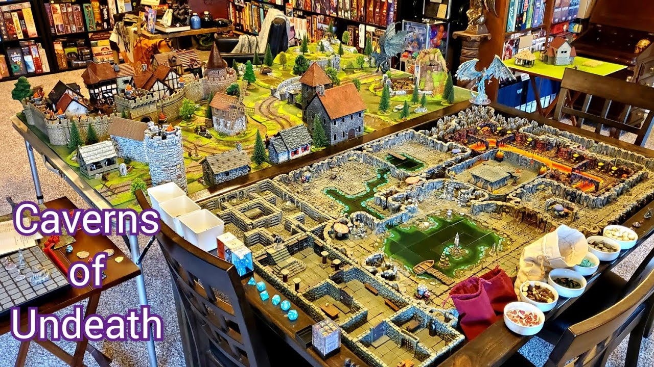Massive Tabletop Roleplaying Game Layout - Caverns of Undeath