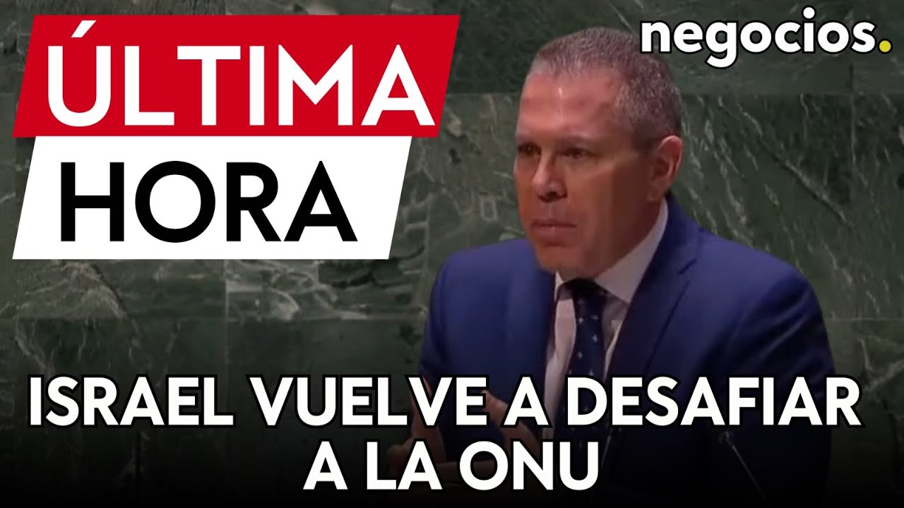 ÚLTIMA HORA | Israel condena de nuevo la "corrupción moral" de la ONU y apuesta por su desaparición