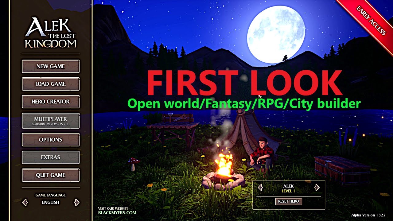 Alek: The Lost Kingdom | FIRST LOOK | Day 1 in this Fantasy RPG City Builder