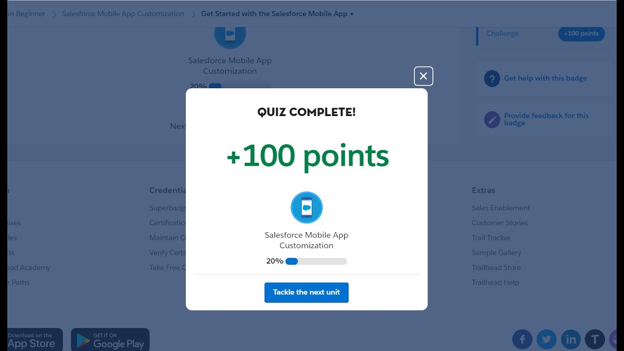 Salesforce mobile app : salesforce trailhead solution #trailhead #trailmix #trailheadsolution