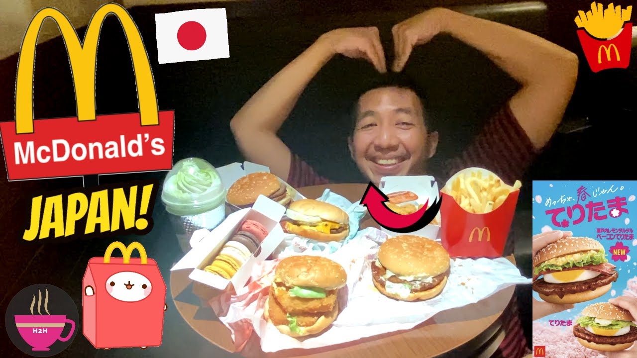How to: Mcdonald's Japan Food Haul (Made in Japan Mcdonald's is the best!)