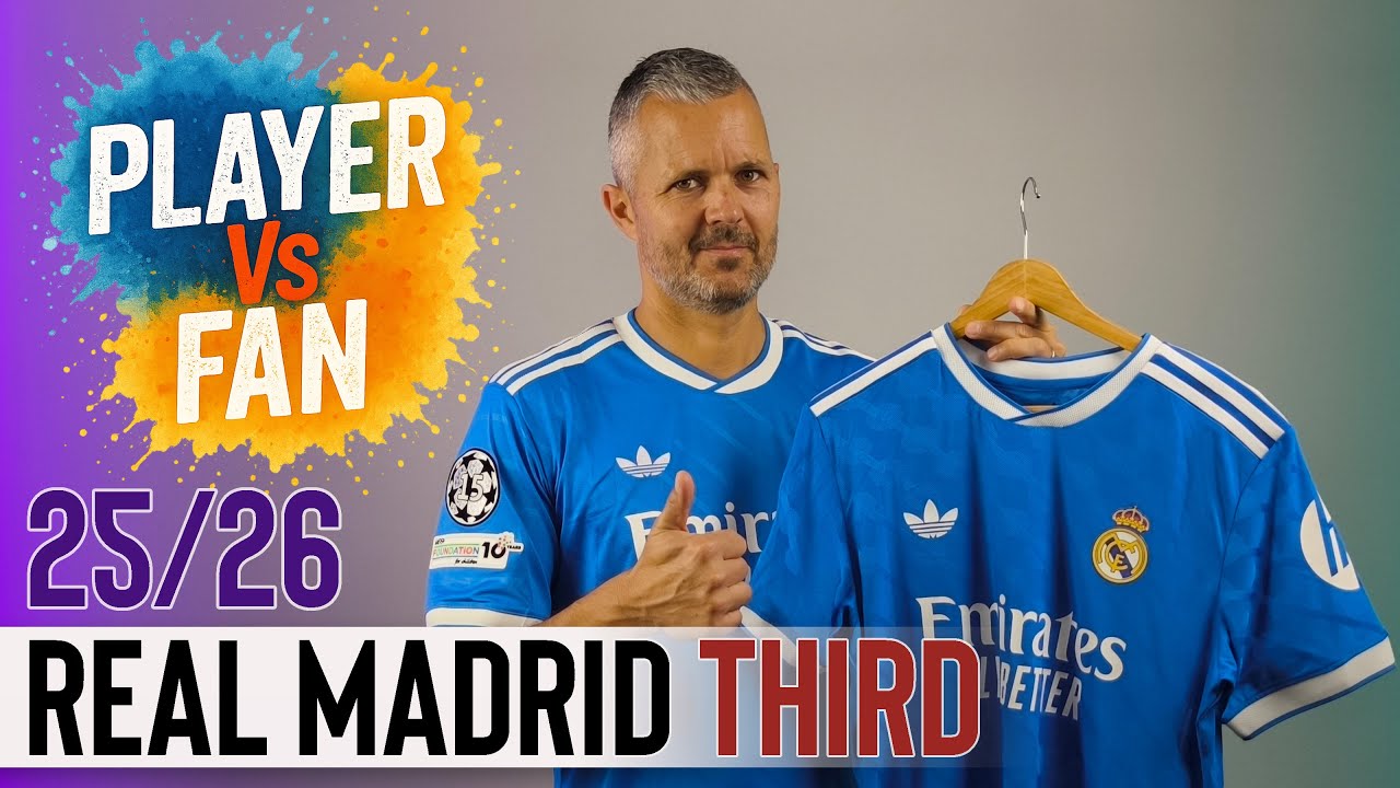 Third Real Madrid Jersey 25/26 - Authentic Vs Replica Version