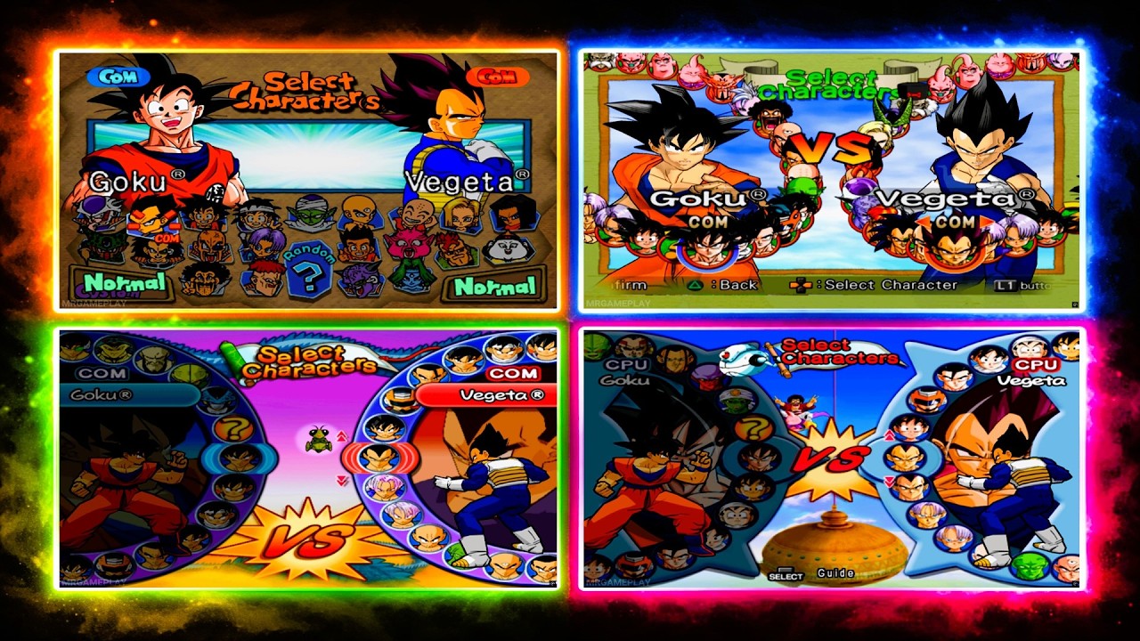 Goku vs Vegeta – Battle From Budokai 1 to DBZ Infinite World!