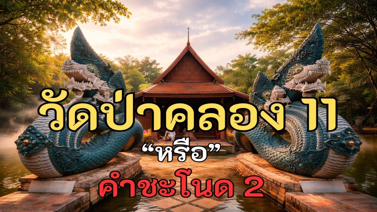 วัดป่าคลอง 11 หรือคำชะโนด 2 | เจาะรหัสลับพญานาค 4 ตระกูล และประตูมิติสู่บาดาลที่ซ่อนตัวกลางปทุมฯ