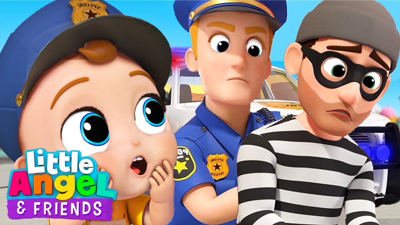 Policeman Song | Little Angel And Friends Kid Songs