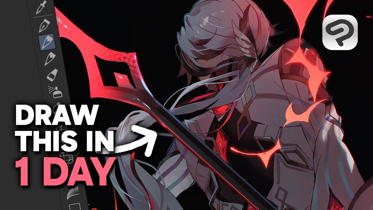 Drawing Faster to get Better ✨Full Digital Art Process [Clip Studio Speedpaint]