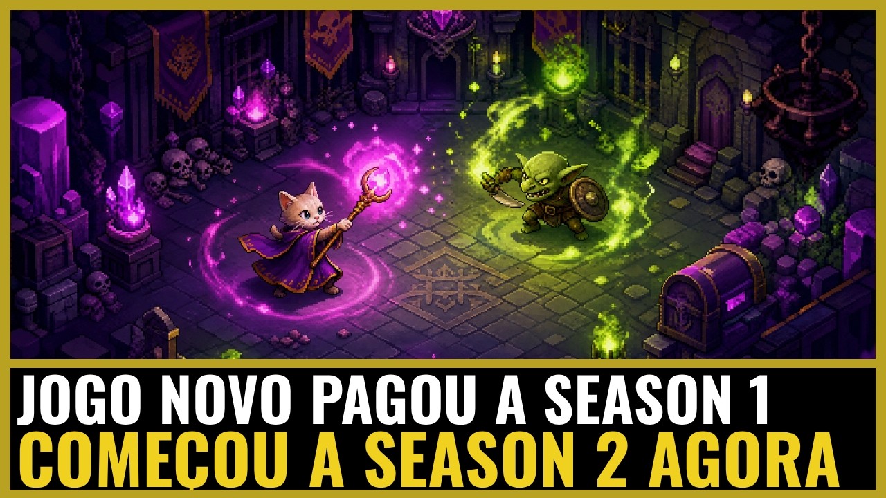 JOGO IDLE COME&Ccedil;ANDO SEASON NOVA PAGANDO AGORA COM NOVIDADES