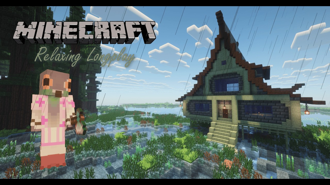 Minecraft Relaxing Longplay - House on Stilts (No Commentary) 1.21 Biomes A' Plenty