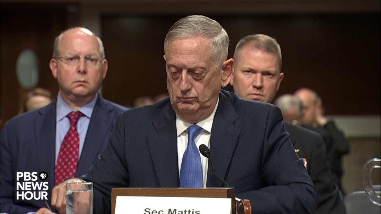 WATCH: Defense Sec. Mattis and Chairman of Joint Chiefs Dunford testify before Congress