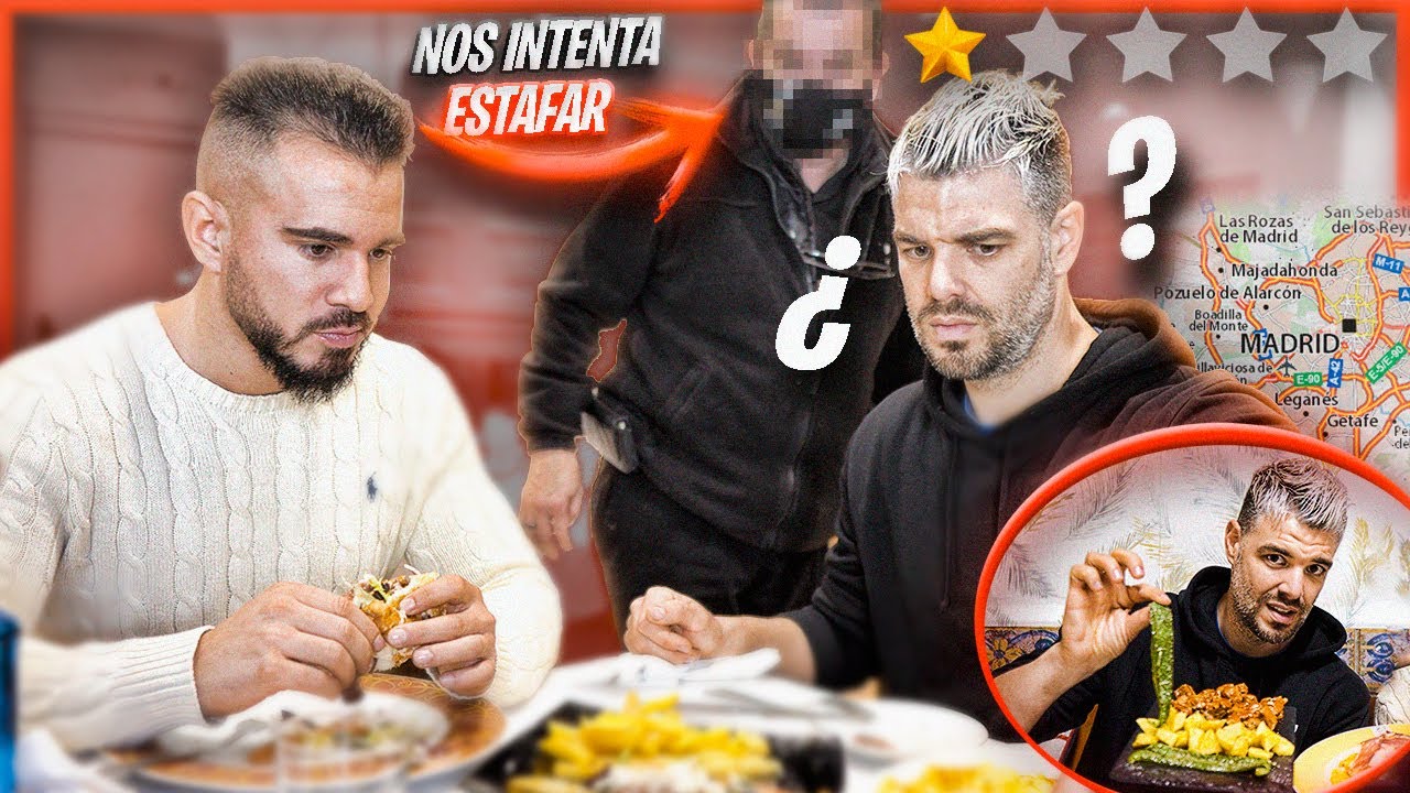 NOS ESTAFAN en el PEOR RESTAURANTE de MADRID seg&uacute;n TRIPADVISOR 😡 *PIDIENDO LO MENOS PEDIDO*
