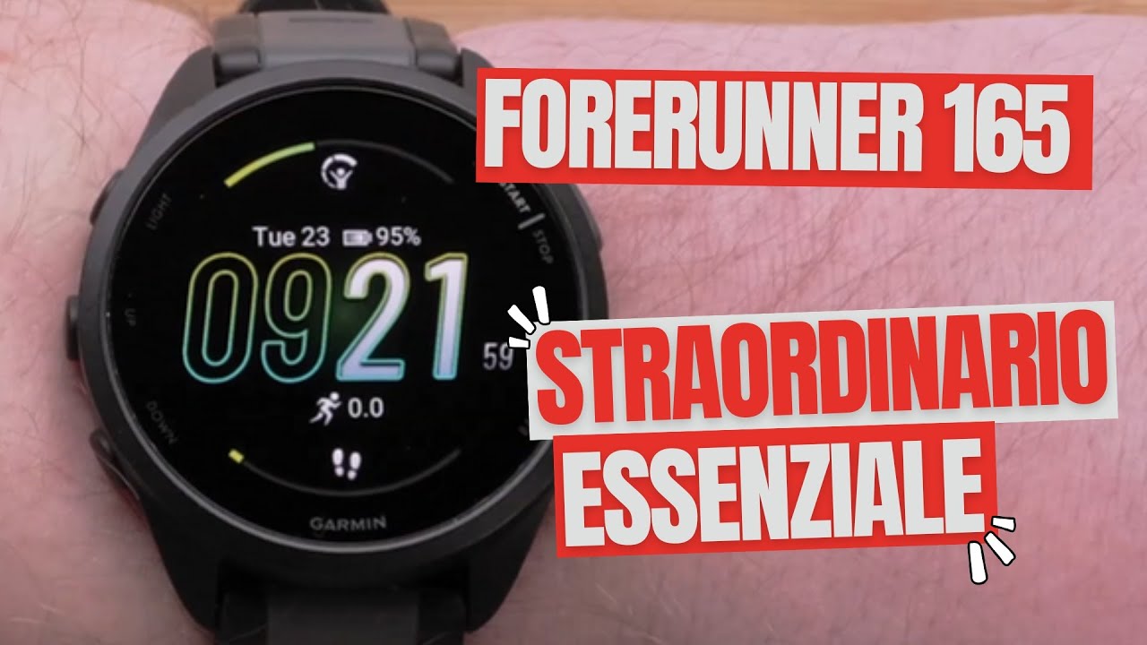 Scopri la Garmin Forerunner 165 Music: Orologio Running con Schermo OLED e Garmin Pay