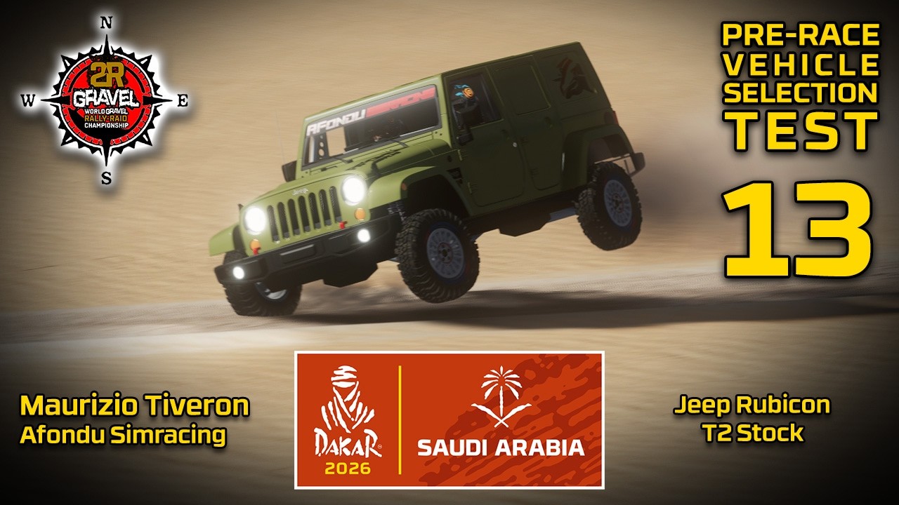 RW Gravel Dakar 2026 - TEST ::: Jeep Rubicon