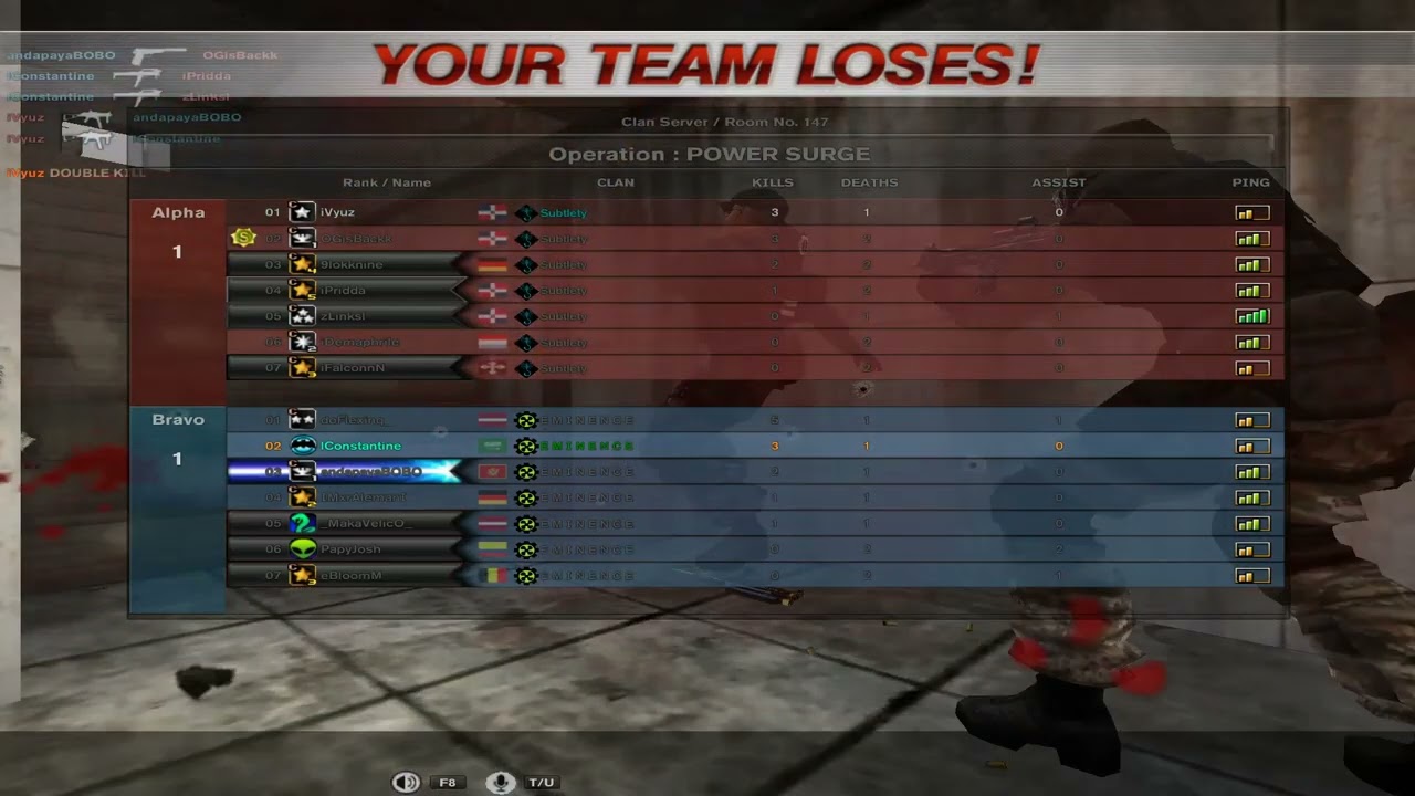 Cerveza Vs Los pridda | Combat arms clan war | POWER SURGE