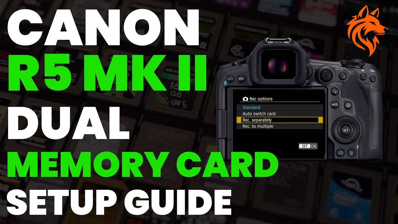 Canon R5 II - Dual Memory Card Setup Guide (Rec. Separately / Multiple)