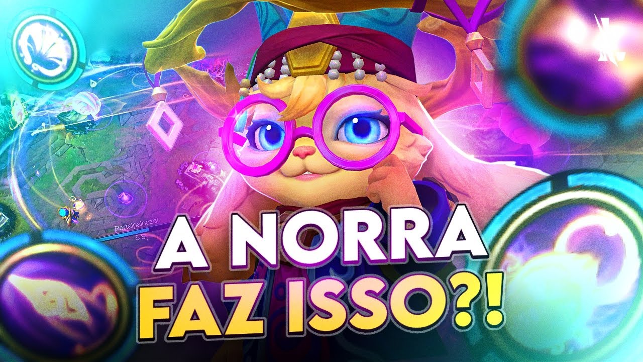 MEU DEUS!!! SAIRAM AS HABILIDADES DA NORRAH, A NOVA CAMPEÃ EXCLUSIVA!!! MEU DEUS!!! | LoL Wild Rift