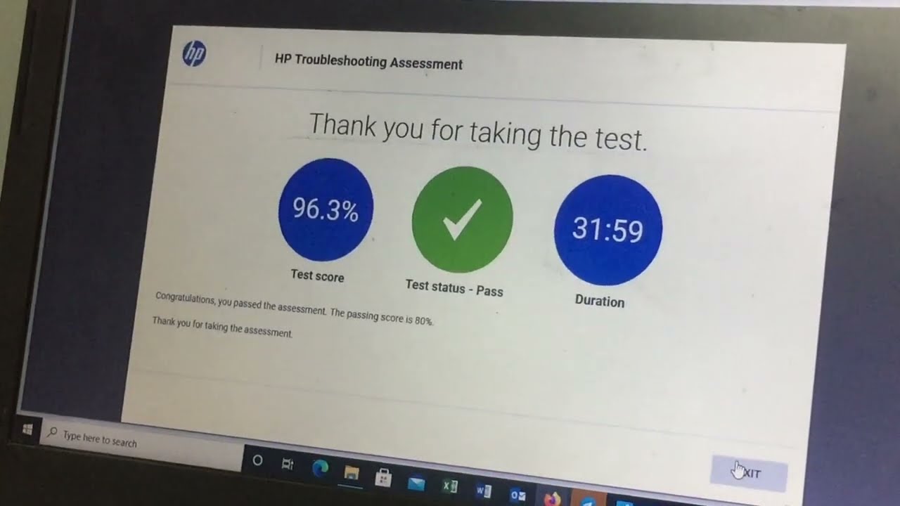 HP Troubleshooting Assessment question and answer  27