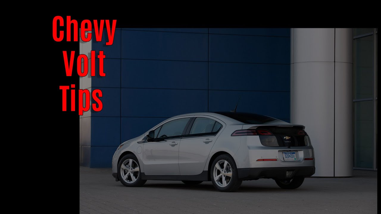Советы Chevy Volt Pro