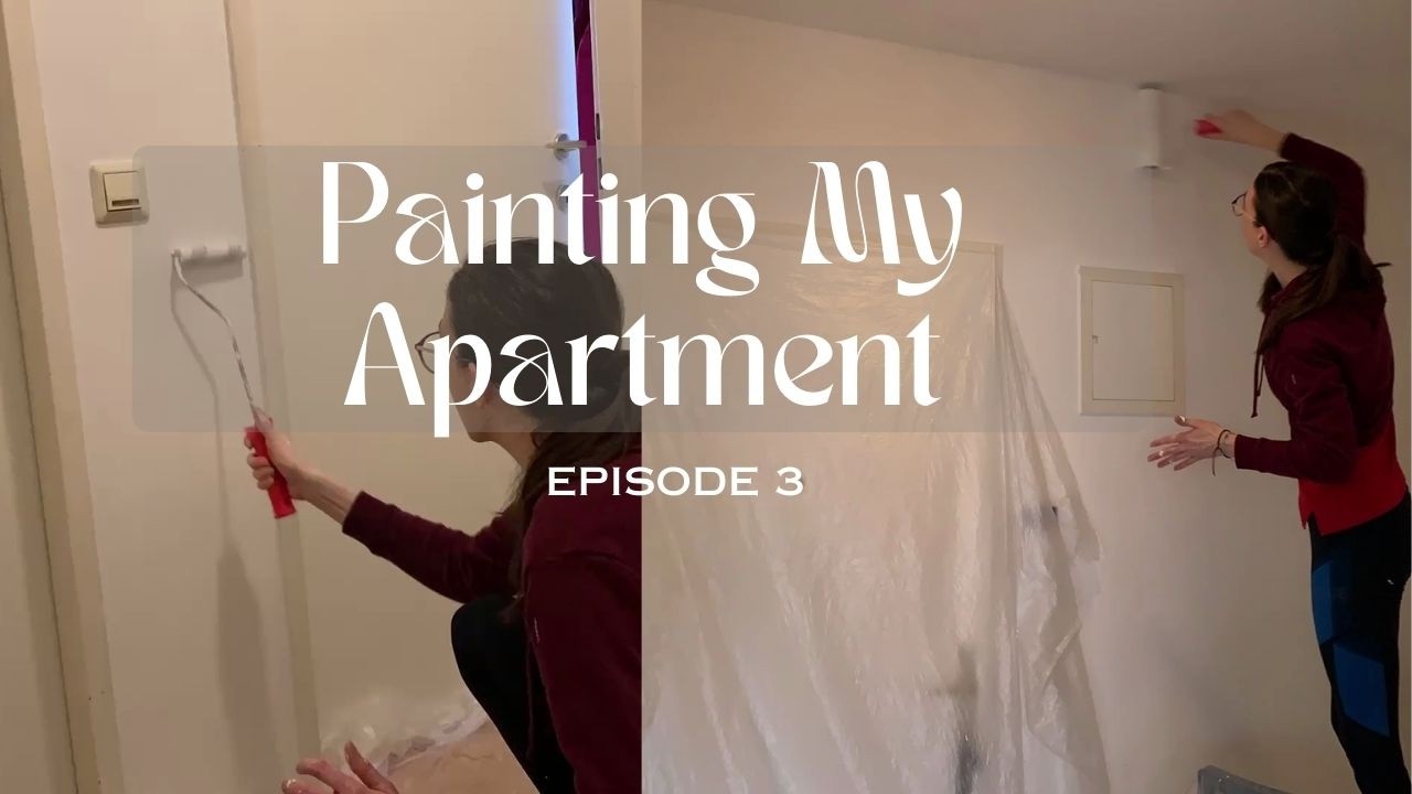 Apartment Painting Series – Part 3 | Painting My Entryway (Without Painter’s Tape 😅)