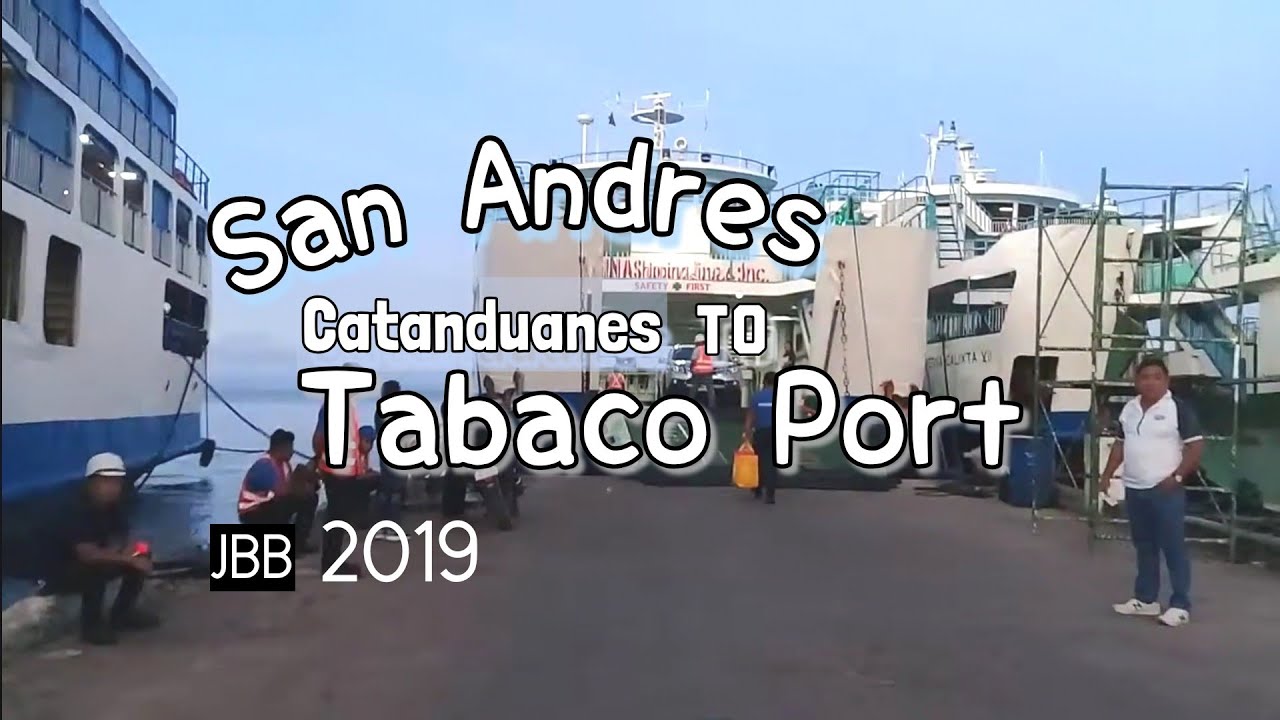 Catanduanes to Tabaco Port MV Calixta/Regina | JBB