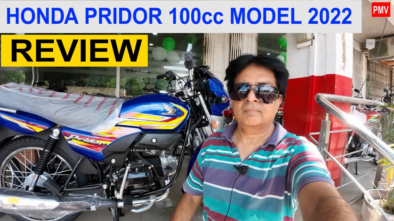 Honda Pridor 100cc Motorcycle Model 2022 Blue Colour