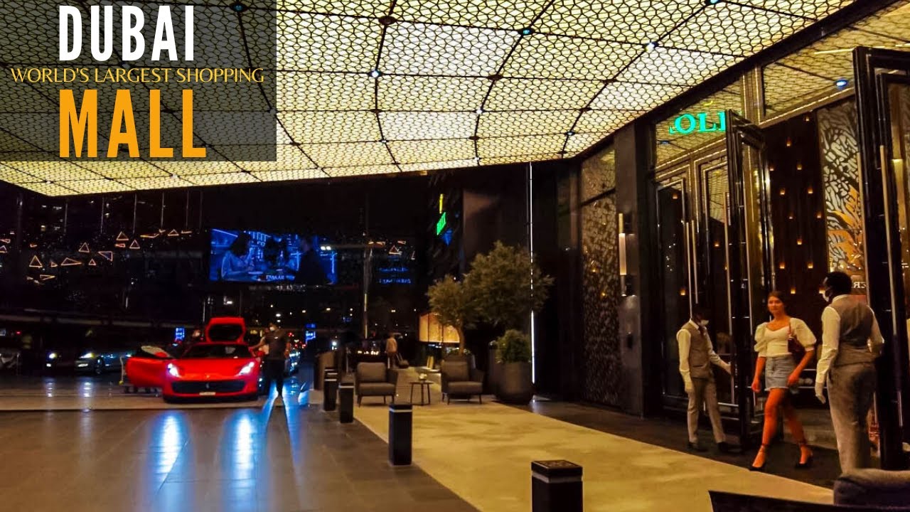 Downtown to Dubai Mall Complete Night Walk 2022 4K | The World’s Largest Shopping Mall
