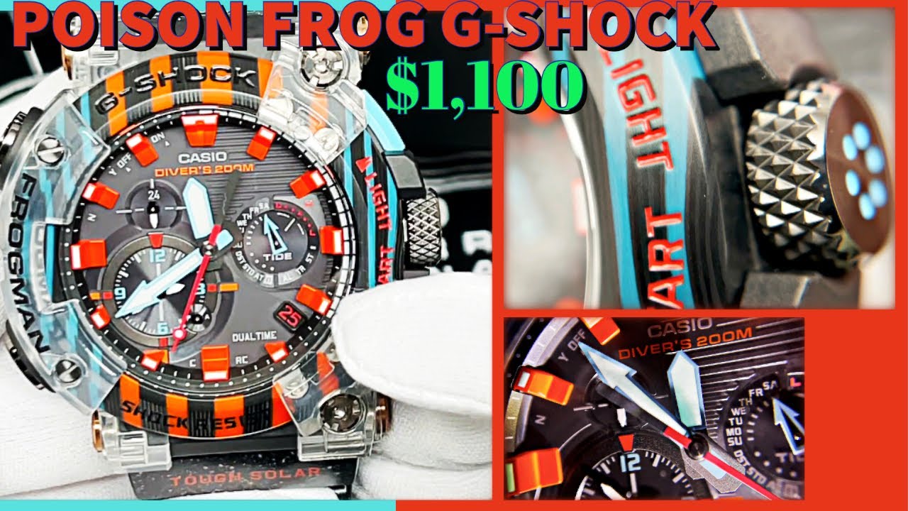 Why This Poison Dart Frog G-Shock is a MUST buy WILL SELL OUT and be worth over $2,000 - GWFA1000APF