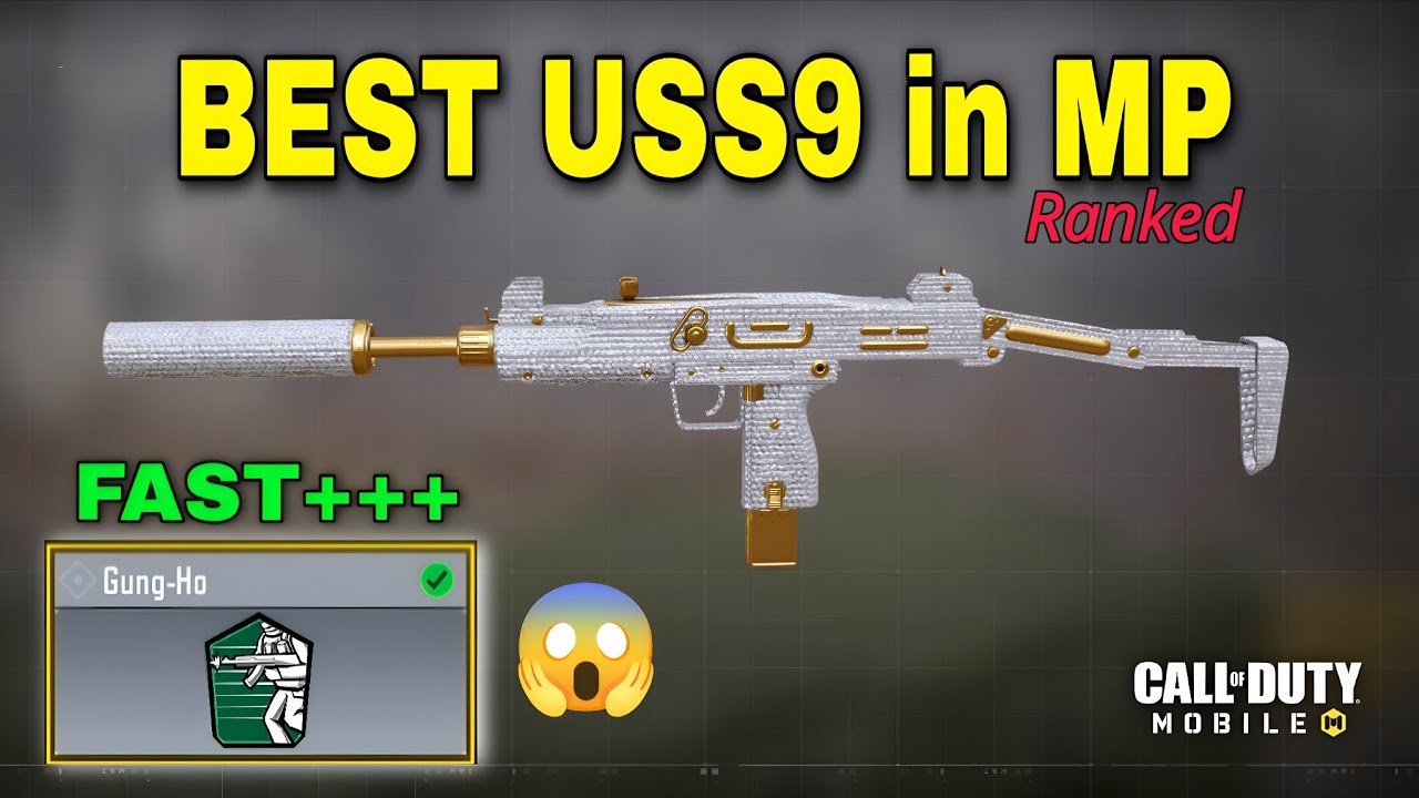 *NEW* USS9 Gunsmith in MP🔥Best Sensitivity | HUD | FOV Settings for CODM MP ✅ Best USS9 Loadout 💀