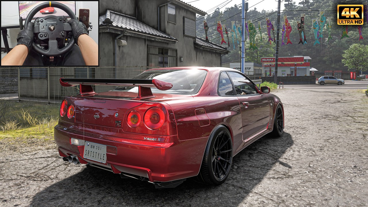 Nissan GT-R R34 in Japan 4K | Forza Horizon 6 | Thrustmaster TX  gameplay