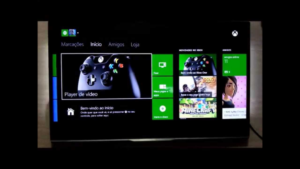 Ligando o xbox one - primeira vez - 2018