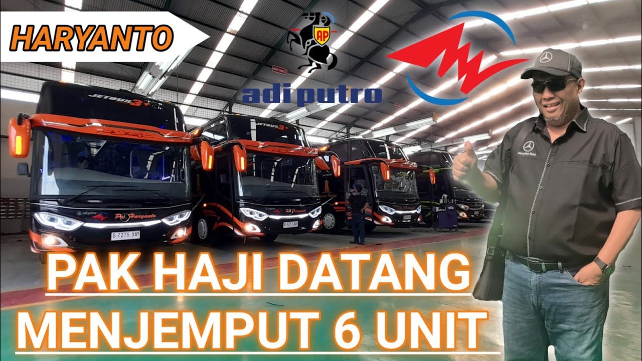 PAK HAJI HARYANTO DATANG KE ADIPUTRO ‼️ MENJEMPUT 6 UNIT MHD VOYAGER DOUBLE GLASS KAROSERI ADIPUTRO