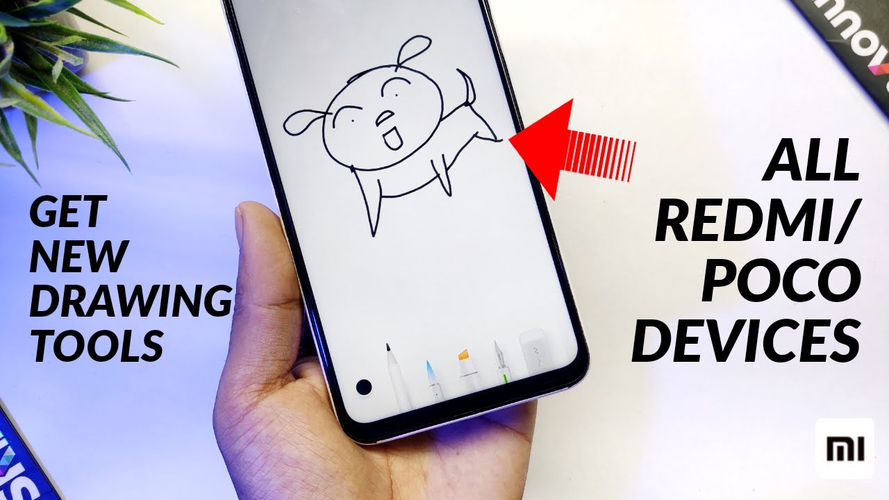 Miui 12 New Features | Enable Miui 12 Notes Drawing Tools On Any Xiaomi Device | Redmi/Poco Device
