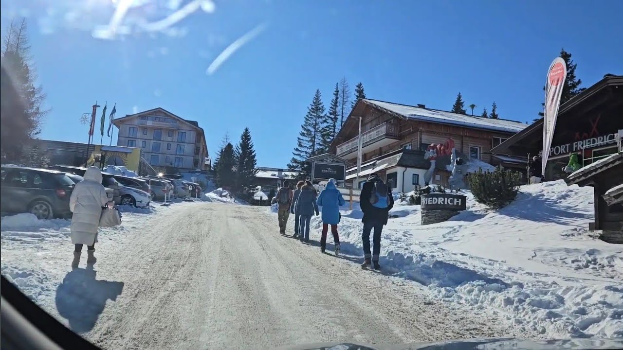 Driving to Katschberg ( ski resort) Austria 🇵🇪